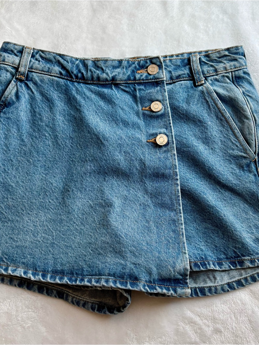 Zara Denim Skort - Falda Pantalón Vaquera Super Cute!